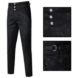 Pants Halloween Men Pants Clothes Gothic Style Pantalon Victorien Steampunk Homme Gotico Vittoriano Pantalon Gotico Hombre Victorian