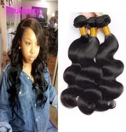 Brazilian Human Hair Natural Color Yiruhair 3 Bundles Body Wave 9A Grade Virgin Hair Extensions Wefts 3 Pieceslot 830inch7809212