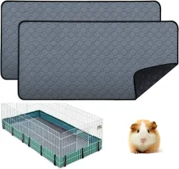 Клетки на подкладке для клетки морской свинки для мытья кожа морской свинки многоразовой накладки и не скользящая прокладка для мочевыводящей кошки для морской свинки и кровати для собак