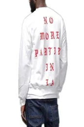 Pablo I FEEL LIKE Paul Los Angeles NO MORE PARTIES IN LA Male Hip Hop Hoodies Männer Frauen Rechts S2XL2115368