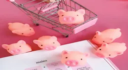 Mini Pink Pigs Toy Cute Winyl Squeeze Zwierzęta Urocze Antistress Squishies ściskają świniowe zabawki dla dzieci Prezenty 4154736