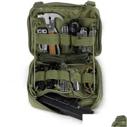 Sacos ao ar livre Tactical Molle Bolsa Militar Edc Emt Saco de Primeiros Socorros Pacote de Emergência 1000D Nylon Caça Caminhadas Cinto À Prova D 'Água 221027 Dr Dhax2