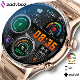 Orologi 2022 Nuovo AMOLED 390 * 390 HD Schermo NFC Smart Watch Donna Sempre attivo Display Chiamata Bluetooth Orologi Uomo IP68 Smartwatch impermeabile
