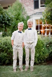Günstige Jungenweste 2019 Boy039s Hochzeitskleidung Maßgeschneiderte Fünf-Knopf-Woll-Hochzeitsweste für Kinder Zweiteilige Weste und Hose2654452