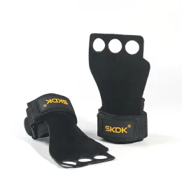 Luvas 1 Pair Gym Greps Palm Guards Ginástica de três dedos Ginástica Manguar