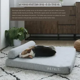 マット大規模ペトキットディープスリープマットレス猫ベッド犬マット通気性マットストレス小さな犬のベッドサイズ90*70*16cm