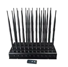 강력한 22 안테나 데스크탑 차단기 GPS WiFi Bluetooth UHF/VHF RC315MHZ 433MHz 868MHz LOJACK GSM 2G 3G 4G 5G 블록 ER