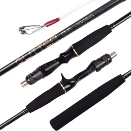 Varas Mavllos GLITTER Squid Fishing Rod com ponta sólida, faixa de isca 40120g linha 1225lb água salgada jigging vara luz polvo vara de pesca