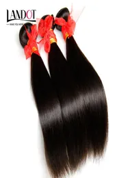 100 capelli umani vergini tesse fasci brasiliani peruviani malesi indiani cambogiani russi eurasiatici filippini capelli lisci Remy E6804672