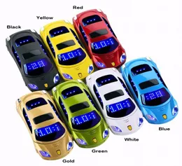 Mini Flip sbloccato Carino 911 Chiave per auto Telefoni cellulari Scheda Dual Sim di lusso Luci a LED Voce magica Dialer Bluetooth Supporto MP3 Recorde3111044