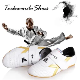 Stiefel atmungsaktive weiße Taekwondo -Schuhe Kung Fu Schuhe Wushu Taichi Karate Kampfkünste Wrestling Kämpfe Sneaker