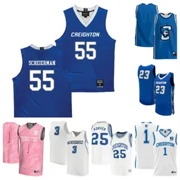 Creighton Bluejays 1 Steven Ashworth 15 Josiah Dotzler 5 Francisco Farabello 4 Sterling Knox 2 Lawson basketball jersey 14 Sami Osmani 55 Baylor Scheierman 12 Thomas