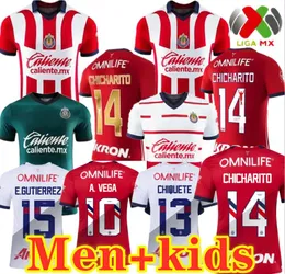 23 24 Chivas de Guadalajara Soccer Jerseys 2023 2024 Home Away Liga Mx A.Zaldivar Calderon J.Macias Chicharito