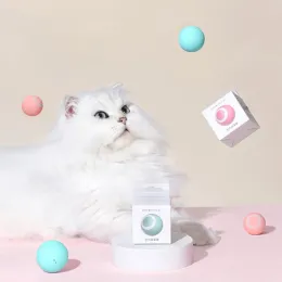 Toys USB Charging Gravity Intelligent Rolling Ball Cat Ball Cats Mint Sound Grinding Teeth Resistant To Bite Selfhigh Amuse Pet Toys