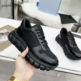 praddalies pada prd Sneakers Genuine Shoe Lace Shoes Women Leather Dad Luxury Brand Designer Wedge Round Toe Platform Heels Up Tennis Casual Thick Bottom 3541 Top Q 0