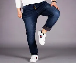 Men039s jeans design clássico masculino estiramento denim cintura elástica calças elastano plus size 5xl 6xl 48 regularr fit2696202