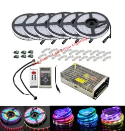 6803 ic tiras de led luz 5m 10m 20m 30m 150led ip67 à prova dip67 água smd 5050 rgb sonho cor mágica tira led controlador potência s6184806