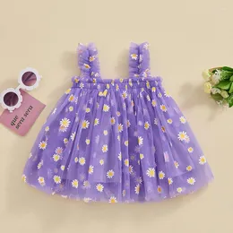 Girl Dresses Toddler Baby Girls Tulle Tutu Dress Sleeveless Infant Princess Birthday Party A-line