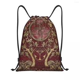 Shopping Bags Tomorrowland Drawstring Bag Women Men Foldable Sports Gym Sackpack Belgian Electronic Dance Music Festival Backpacks