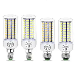 SMD5730 LED 램프 E27 E14 LED 조명 220V 옥수수 전구 24 36 48 56 69 72LEDS 홈 장식용 샹들리에 캔들 라이트 1020765