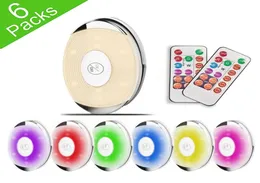 Luci RGB Lampada a LED per luce sotto l'armadio Lampada da cucina Batteria AA Batteria LED Armadio Guardaroba Luce notturna dimmerabile8370922