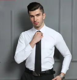 2020 novo designer de moda men039s alta qualidade clássico cor sólida magro ajuste vestido camisa romântico casamento noivo terno camisa para m8341606