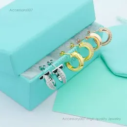 Designer-SchmuckohrringSehr teure kleine Diamantohrringe für Frauen, luxuriöse Designerohrringe für Mädchen, Valentinstagsgeschenke, klassischer Schmuck mit Box