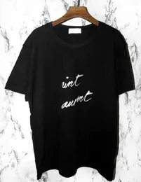 Saint France Paris flammande röda läppar röker tryckt tee mode high street sl p män kvinnor par casual t-shirts sommar vår bomull ys tshirt q9kk 6b9g 6b9g