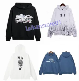 디자이너 Amirs Hoodie Outfit Jacket Mens Hoodies Fashion Letter 인쇄 미리 남자 후드 스트리트웨어 통기성 코트 Homme 소셜 클럽 그린 흰색 후드.