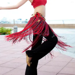 Сценическая одежда 1 шт./лот, женский модный пояс в этническом стиле с кисточками, женский лоскутный пояс для танца живота