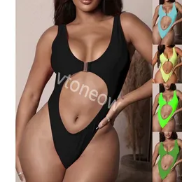 Designer Sexy Bikini Set For Women Swimsuit one piece exposed back Top Swimwear Thong Bathing Suit High Waist Beachwear s-L