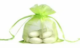 200 Pcs Light Green Organza Gift Bag 7X9 cm 27 x 35 inch Wedding Favor2070678