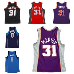 Maglie da basket cucite Shawn Marion 1999-00 2001-02 maglia Hardwoods classica maglia retrò Uomo Donna Gioventù S-6XL
