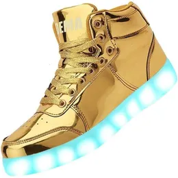 ODEMA V3 USB Laddning Glow LED Dance Sports Shoes