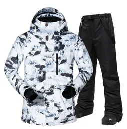 Ski Suit Men Winter Warm Windproof Waterproof Outdoor Sports Snow Jackets and Pants Ski Equipment Snowboard Jacket Men Brand4751927