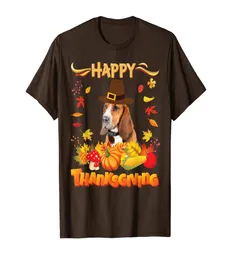 Happy Thanksgiving Basset Hound Dog I039m Dankbar für meine Liebe TShirt2877490