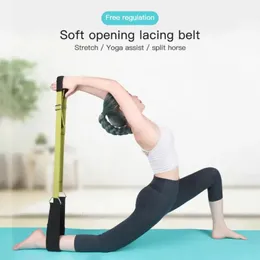 Elastic Stretch Belt Brace Auxiliary Supplies Yoga Stretching Spänningsband Spänningsrep Split Training Splits 240226