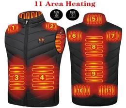 JYMCW USB Electric Heated Vest Winter Smart Heating Jackets Men Women Thermal Heat Clothing Plus size Hunting Coat P8101C 2208086579864