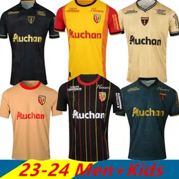 23-24Maillot RC Lens Soccer Jerseys Home Away Saint-Barbe Special Kakuta Fulgini Diouf Spierings Ganago Sotoca Wahi 9 Football Shirt 2023 Kids Compans Third Gold SES