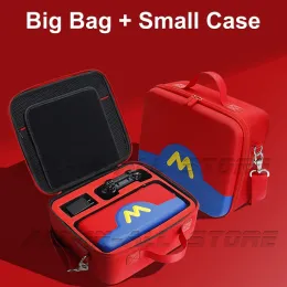Väskor nyaste Nintendoswitch Deluxe -lagring Big Bag Portable Hard Shell Protective Travel Bärande fodral för Nintendo Switch -tillbehör