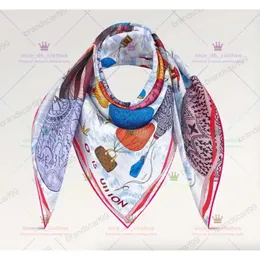 Jedwabny szalik projektant marki szalik dla kobiet ukradł pałąk na głowę Pierścień Summat kwadratowy jedwabny szalik liste