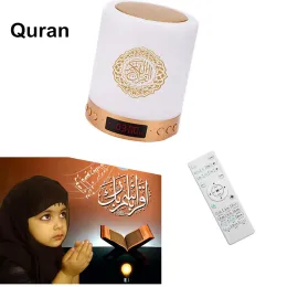 Alto-falantes Alcorão Speaker Led Night Light Koran Reciter Muçulmano Speaker Sem Fio Bluetooth Speaker Relógio Características com Controle Remoto Dropshi