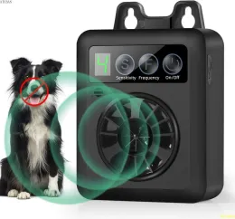 Avskräckande ATUBAN ANTI BARKING ENHET, hundskörningskontroll Uppladdningsbar ultraljudsavskräckande PET -beteendeträningsverktyg för nästan hundar