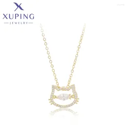 Pendant Necklaces Xuping Jewelry Arrival Animal Shaped Necklace Of Light Gold Color Women Exquisite Gift 01822