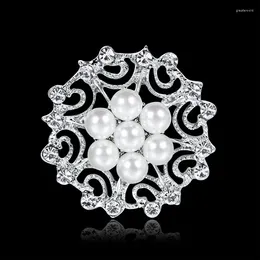 Broszki plisowane kryształowe dżernestony bejewed diamante imitacja Pearl broszka broszka na ślubne bukiet akcesoria DIY 014