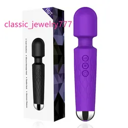 Manufacturers can customize adult electric handheld Av stick massager female dildo vibrator couple sex toys