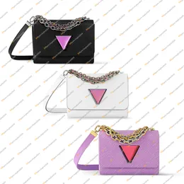 Ladies Fashion Casual Designe Luxury TWIST Bags Crossbody Shoulder Bags Tote Handbag Messenger Bag TOP Mirror Quality M22028 M22029 M22098 Purse