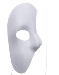 Phantom Of The Opera Face Mask Halloween Christmas New Year Party Costume Clothing Make Up Fancy Dress Up Most Adults White Phan3020213