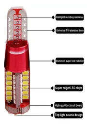 10x T10 501 194 W5W 3014 57SMD LED -billampor Parkering Canbus Vit bilmarkör Auto Wedge Clearance Lampor Bulb Parkeringslampor8691451