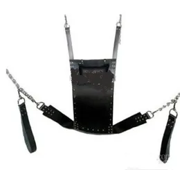 3PCSLot Strict Leather Sling w Stirrups and Pillow Body Ceiling Sex Swing Suspended Love Position Unlimited Pleasure7805626